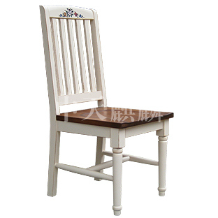 美式乡村田园地中海风格全实木手工家具乡居岁月餐椅
