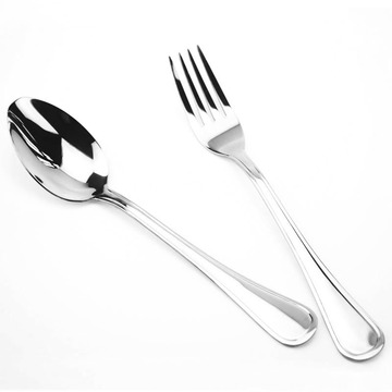 不锈钢餐具 套餐两件套叉子勺子汤勺加厚主餐叉西餐叉勺西餐具