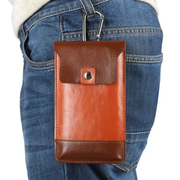 户外登山手机包腰包 挂袋苹果三星小米华为魅族5.5寸拼色