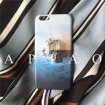 apiao抽象大海天空与冰山iPhone7/6 Plus苹果手机壳三星小米魅族