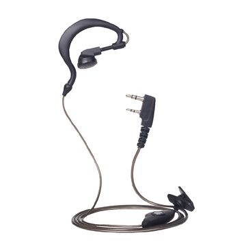 对讲机耳机耳麦 耳机线 通用型耳挂式 粗线耐拉 音质清晰 买10送1
