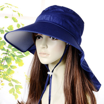 新款夏天女防紫外线遮阳太阳帽韩版可折叠防晒大沿沙滩凉帽包邮