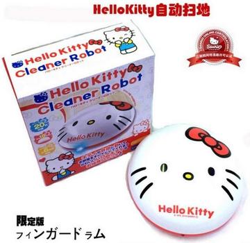 卡通可爱Hello Kitty扫地机出口日本自动感应吸尘机器人创意实用