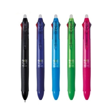 正品 日本百乐三色按动可擦笔/LKFB-60EF多功能可擦水笔