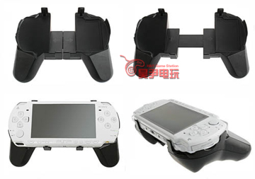 PSP3000游戏手柄 PSP2000格斗手把 PSP伸缩握把 PSP掌机手把 黑色
