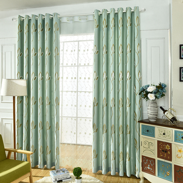 客厅窗帘成品高档大气落地现代简约3米高窗帘布遮光加厚双面提花