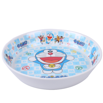 五和密胺餐具哆啦A梦儿童餐碟 零食碟 水果碟 DL-D2016