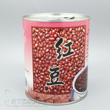 甜品糖水原料 原装正品名忠红豆罐头 刨冰双皮奶专用红豆罐头900g