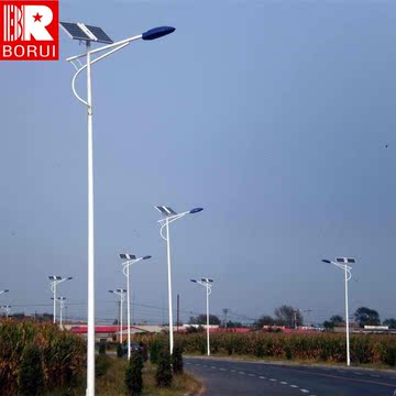 新农村太阳能路灯4米5米6米30W7米8米户外小区路灯高杆灯家用超亮