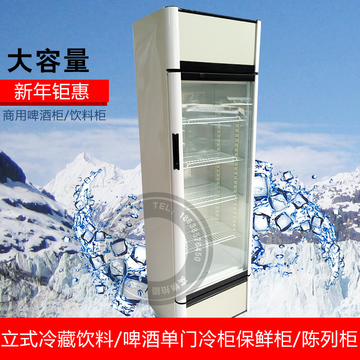 冷藏柜保鲜柜展示柜立式饮料柜商用单门388立式冷藏啤酒柜水柜