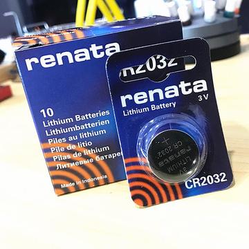 原装进口 瑞士CR2032电子 3V renata 遥控器电子称 手表纽扣电池