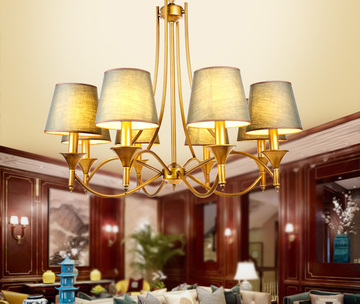 新品 美式简约复古过道卧室客厅灯现代餐厅灯地中海风格吸顶吊灯