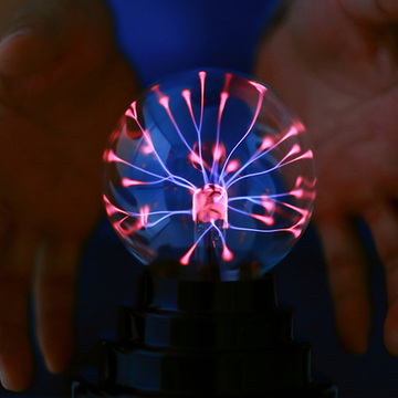 静电球3寸Usb电池两用魔法球离子球感应球车载魔幻灯闪电球辉光球