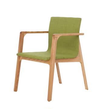 北欧设计师椅椅咖啡椅休闲椅宜家会所椅子软包椅新中式扶手椅