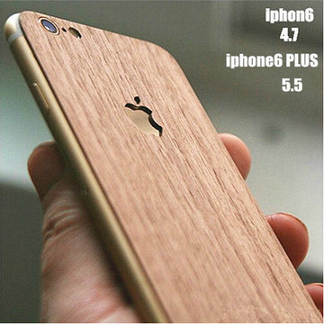 定制i6s苹果原木外壳 iPhone6木质背壳 木头后盖贴6splus个性壳子