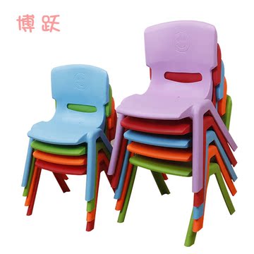 包邮博跃正品加厚宝宝椅儿童椅幼儿园凳子餐桌椅塑料凳子批发