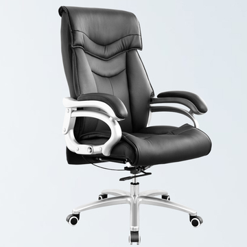 真皮老板椅人体工学办公椅可躺电脑椅牛皮转椅家用舒适特价椅子
