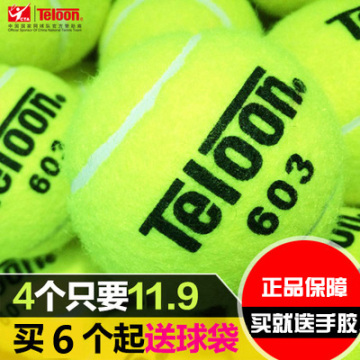 包邮正品Teloon天龙网球训练球603/801/rising复活/ace耐磨练习球