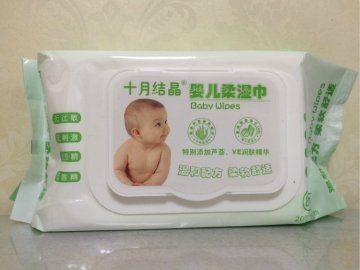 4桶/6桶 奶粉赠品 十月结晶 婴儿柔湿巾 80片