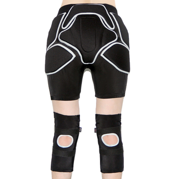 新设计滑雪防摔裤轮滑护臀护膝套装滑冰护臀户外运动护具保护面大