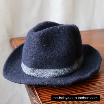 秋冬女士时尚羊毛呢礼帽个性拼色条纹帽时尚韩版出游针织帽子保暖