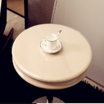 软质玻璃圆桌桌布透明磨砂桌垫防水茶几垫免洗PVC水晶板