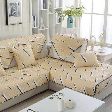 现代欧式沙发垫布艺四季通用全棉客厅防滑坐垫夏季真皮沙发巾套罩