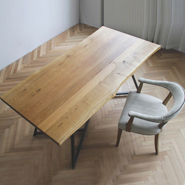 美式复古铁艺实木办公桌餐桌电脑桌书桌长条桌咖啡桌会议桌写字台
