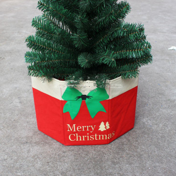圣诞树装饰品 圣诞树裙 礼盒装饰 无纺布收纳盒 圣诞树底部装饰
