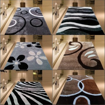 高档加密韩国丝亮丝图案地毯客厅茶几地毯卧室床边地毯包邮可定制