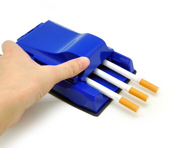 包邮 卷烟器 助烟器 三管填充自动卷烟器拉烟器手动