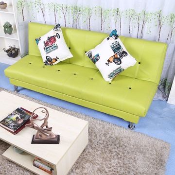 小户型可折叠沙发床1.5米单人双人皮艺实木多功能两用1.8
