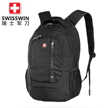 SWISSWIN瑞士十字双肩包男女背包韩版书包中学生休闲旅行包电脑包