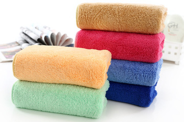 珊瑚绒吸水毛巾美容院毛巾加厚吸水快速干发巾礼品毛巾订做批发