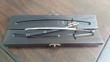 1:6武士刀模型 微型刀剑 兵人微型兵器 太刀打刀日本刀汉剑唐刀