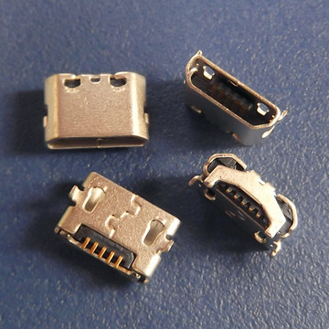 平板电脑 智能手机 尾插 充电口  Micro USB 数据接口 尾插5针