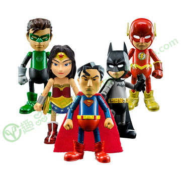 蝙蝠侠大战超人mini版闪电绿灯神奇女dc英雄正义联盟影视关节可动