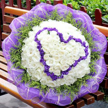 99朵玫瑰鲜花速递信阳西安苏州宁波无锡徐州表白求婚生日全国同城