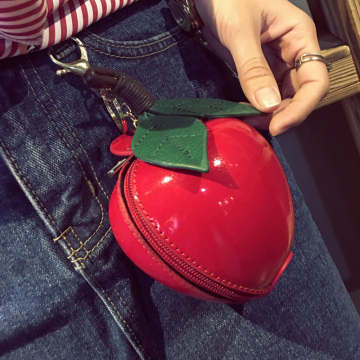 天天特价迷你零钱包2017新款可爱卡通小包包苹果小挂件时尚钥匙包