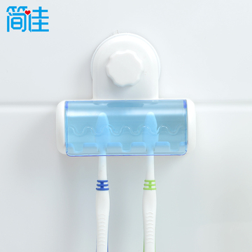 强力吸盘塑料牙刷架 浴室情侣装防水防霉免钉墙上牙具座 亏本促销