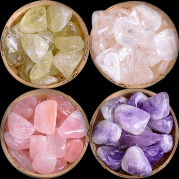 天然水晶消磁石碎石碎水晶大颗粒白水晶紫水晶黄水晶碎石大颗粒