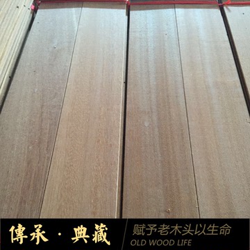 厂家直销翻新 黄檀木 实木老地板 复古素板无漆 环保家装工装