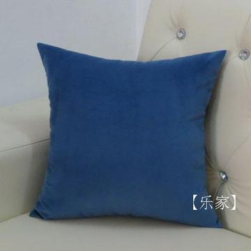 简约时尚现代抱枕 超柔毛绒 靠垫 沙发抱枕 蓝灰啡 可定做枕套