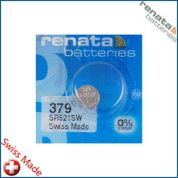 瑞士Renata原装进口 手表电池379氧化银纽扣电池