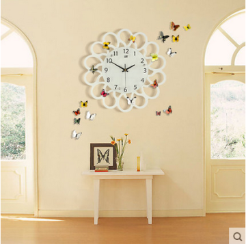 创意大钟表挂钟客厅现代简约静音石英钟欧式个性时尚卧室时钟挂表