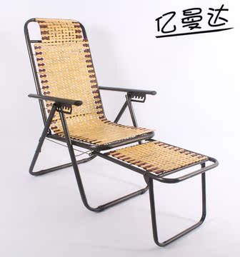 包邮竹躺椅折叠椅午休椅办公室睡椅沙滩椅休闲椅靠背椅子午睡椅