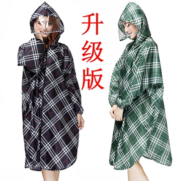 时尚大码雨衣日本成人雨披男女电动车防水防风衣单人骑车户外徒步