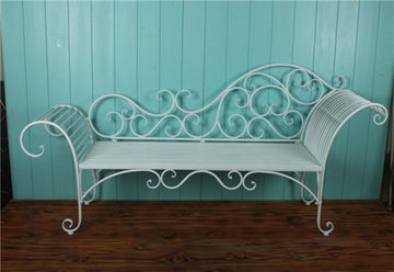 新款创意欧式铁艺贵妃沙发躺椅椅子/婚庆喜礼简约礼用品道具布置
