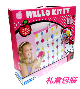 包邮香港玩具反斗城hello Kitty 塑料门帘 儿童房装饰帘/挂帘窗帘