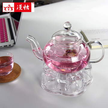 防爆裂加厚过滤泡茶壶玻璃耐热茶具煮花茶壶带把盖大小号水壶茶器